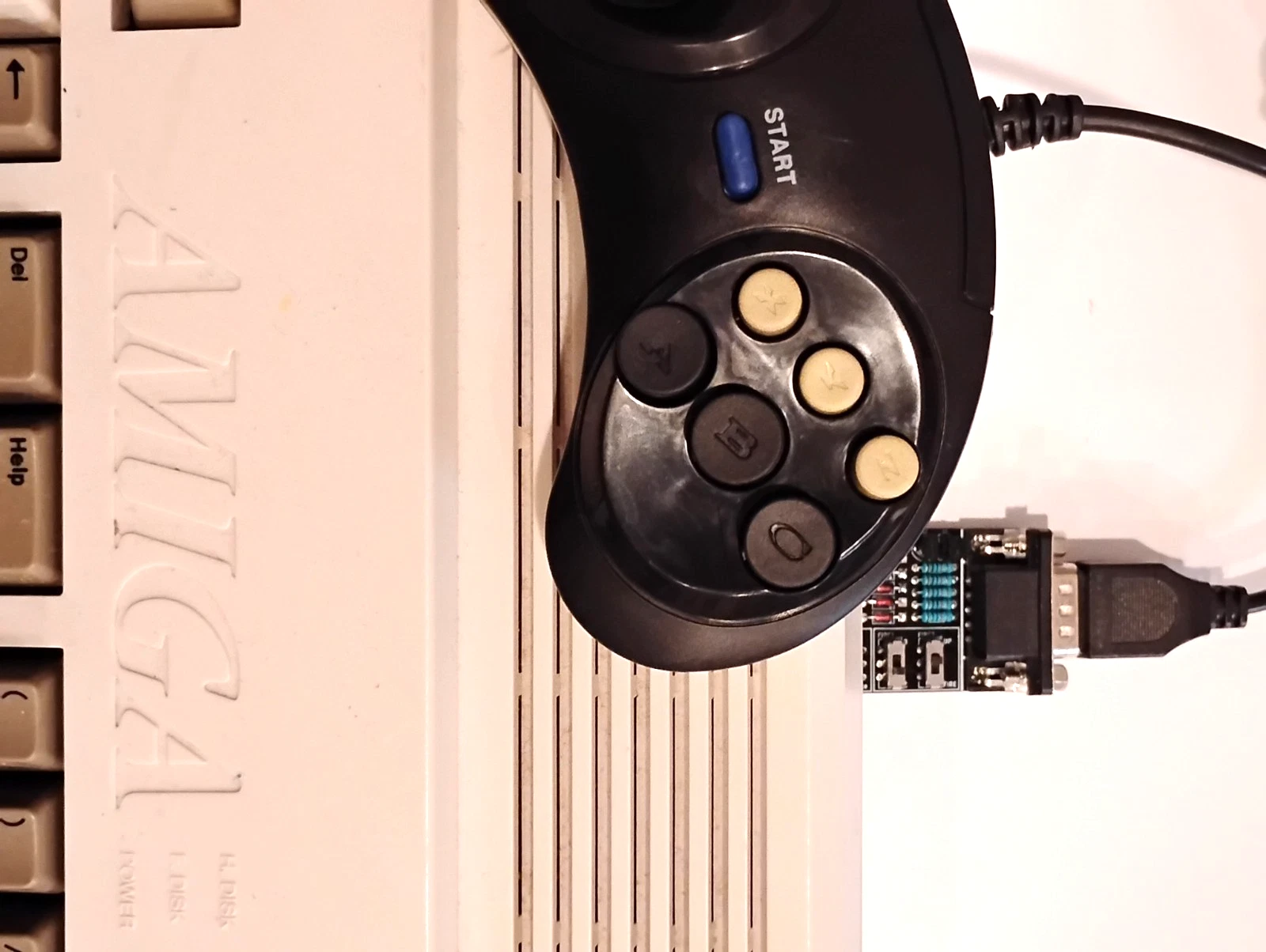Commodore 64 & Amiga Adapter for Sega Genesis Gamepads - Standard Sega Gamepad Adapter thumbnail 14